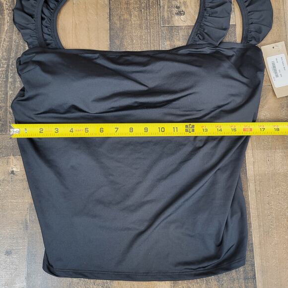 Albion Tankini‎ NWT Womens XXXL 3XL Black Bella High Waisted Swimwear Top - Picture 7 of 8